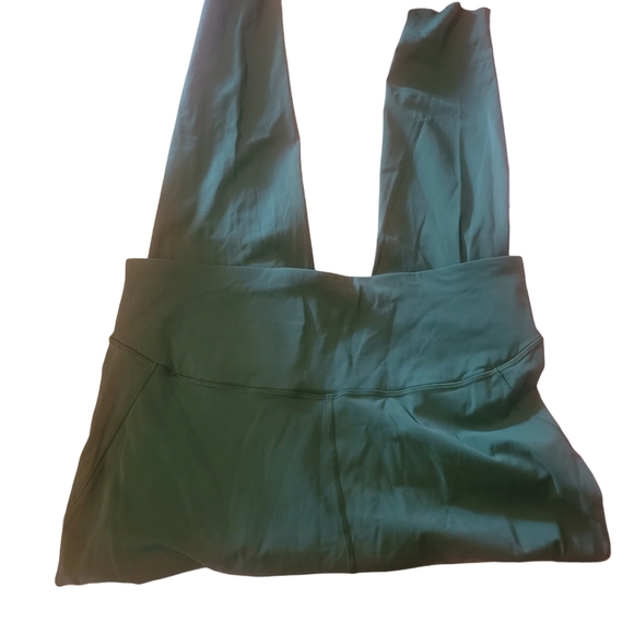 Lululemon Everglade Green Wunder Train High Rise Leggings 14 - Picture 4 of 4